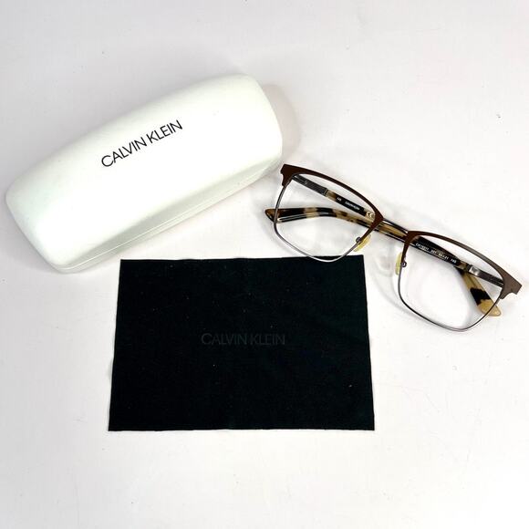 Calvin Klein CK19311 201 54 21 145 Eyeglasses Frames (No Lenses) w/case + cloth - Picture 3 of 16